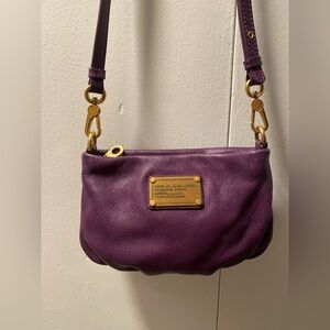 Marc By Marc Jacobs Purple Leather Crossbody Bag